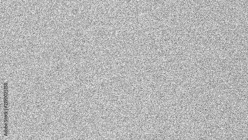 Abstract Black White Noise Background with Grainy Static Pattern, Random Pixel Texture and Signal Interference Decorative Design