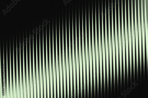 Abstract background featuring a series of vertical light streaks creating a dynamic motion effect with soft green tones against a deep black backdrop