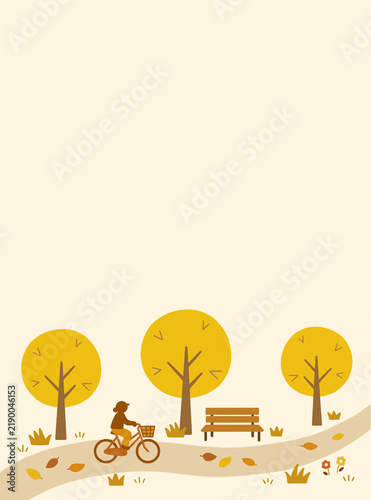 autumn park landscape