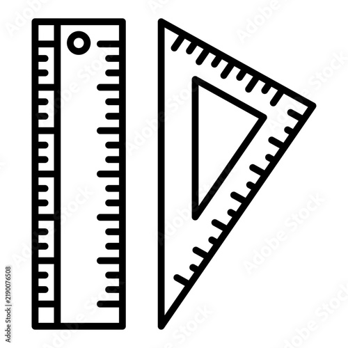 Foto Set Square Icon