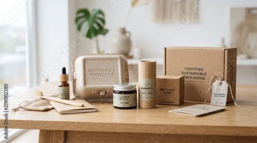 Thoughtfully designed sustainable and eco-friendly packaging for natural beauty and cosmetic products