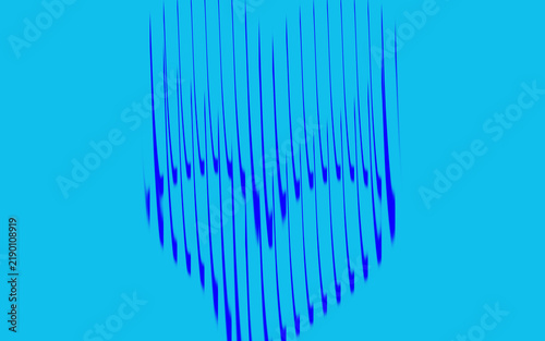 Abstract blue background with vertical dark lines