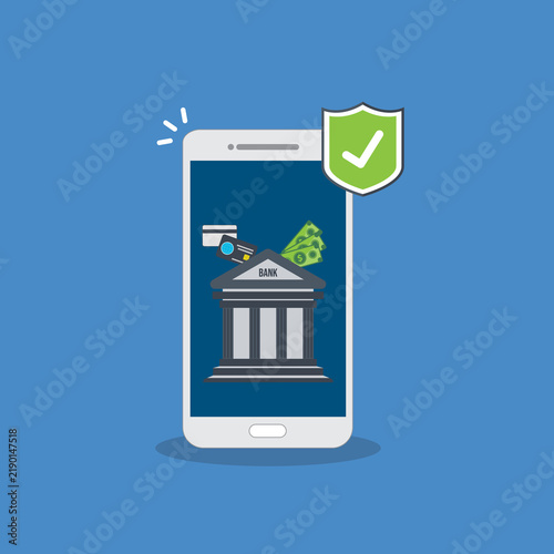 Digital Bank Services and Financial Management on Smartphone
