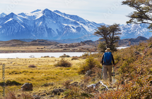 Hike in autumn season