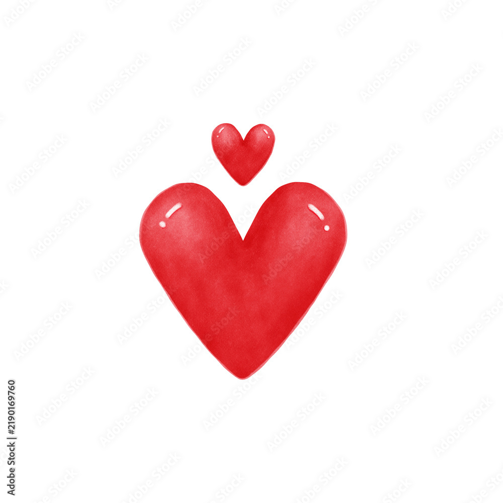 Obraz premium red heart 