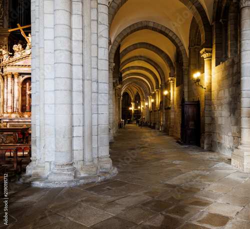 Foto Interior View of the Cathedral of Santa Maria, Lugo, Spain