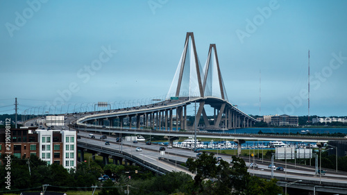 Photography Elevated view of the Arthur Ravenel Jr