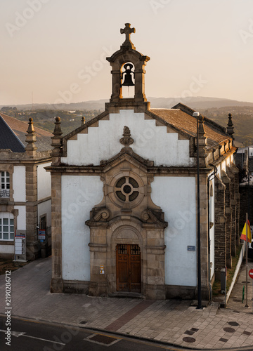 Bild auf Leinwand Baroque Chapel of Our Lady of the Big Eyes, Lugo, Spain