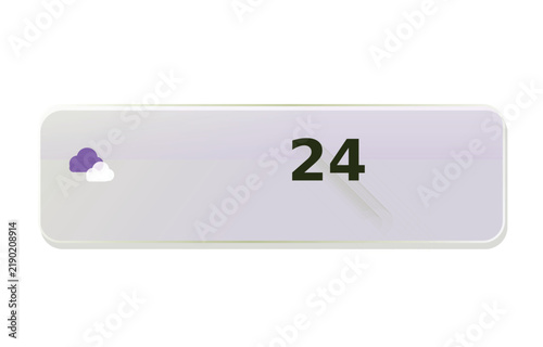 Glass Weather Wide Ngex Vector Illustration
