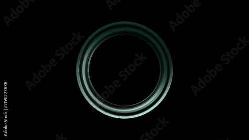  Glowing Circle with Alpha Channel 4K Futuristic Neon Ring Motion Effect for VFX and Video Editing