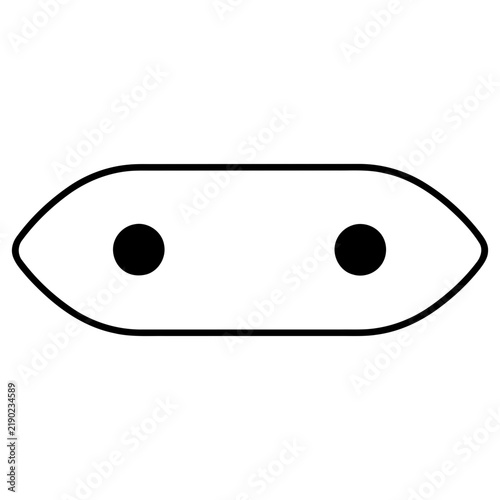 Simple Pig Nose Icon
