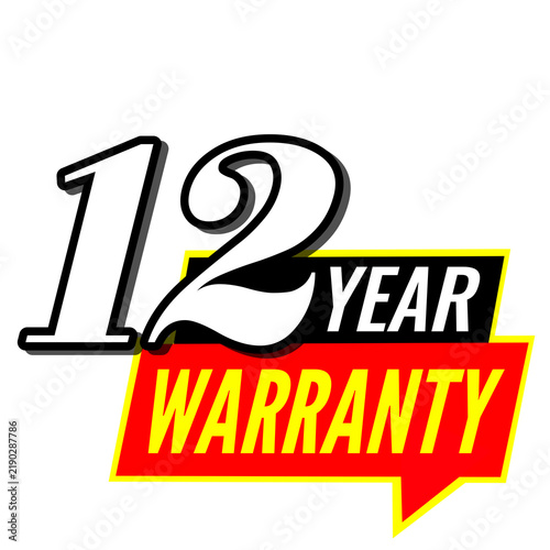12 Year Warranty, Twelve Year Product Guarantee, Long Term Warranty Coverage, Premium Assurance Design