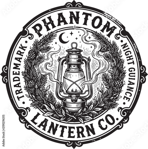 Vintage lantern icon design featuring intricate metalwork and warm glow for branding or editorial use