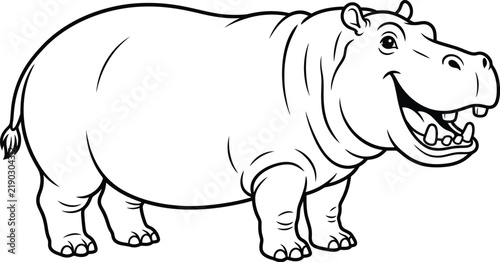 rhino vector illustration