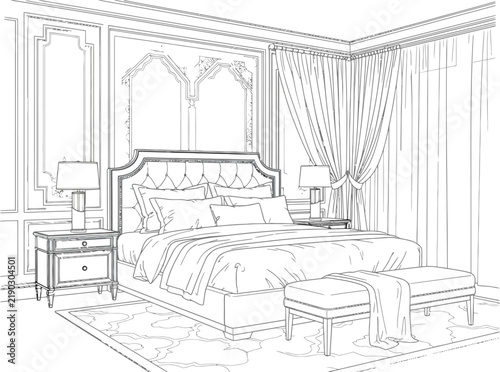 interior of a bedroom