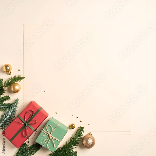 Square Christmas Social Media Campaign Background