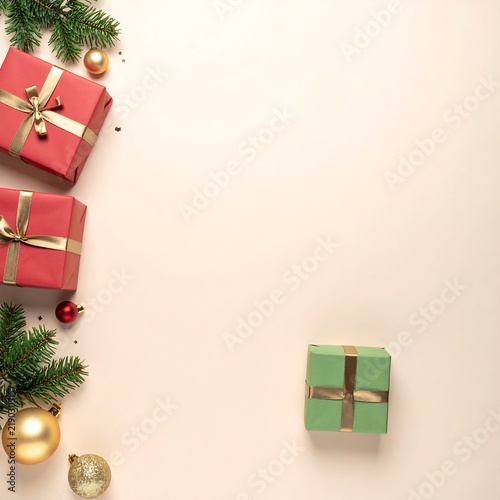 Square Christmas Social Media Campaign Background