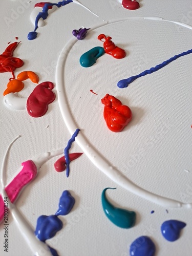 palette of paint