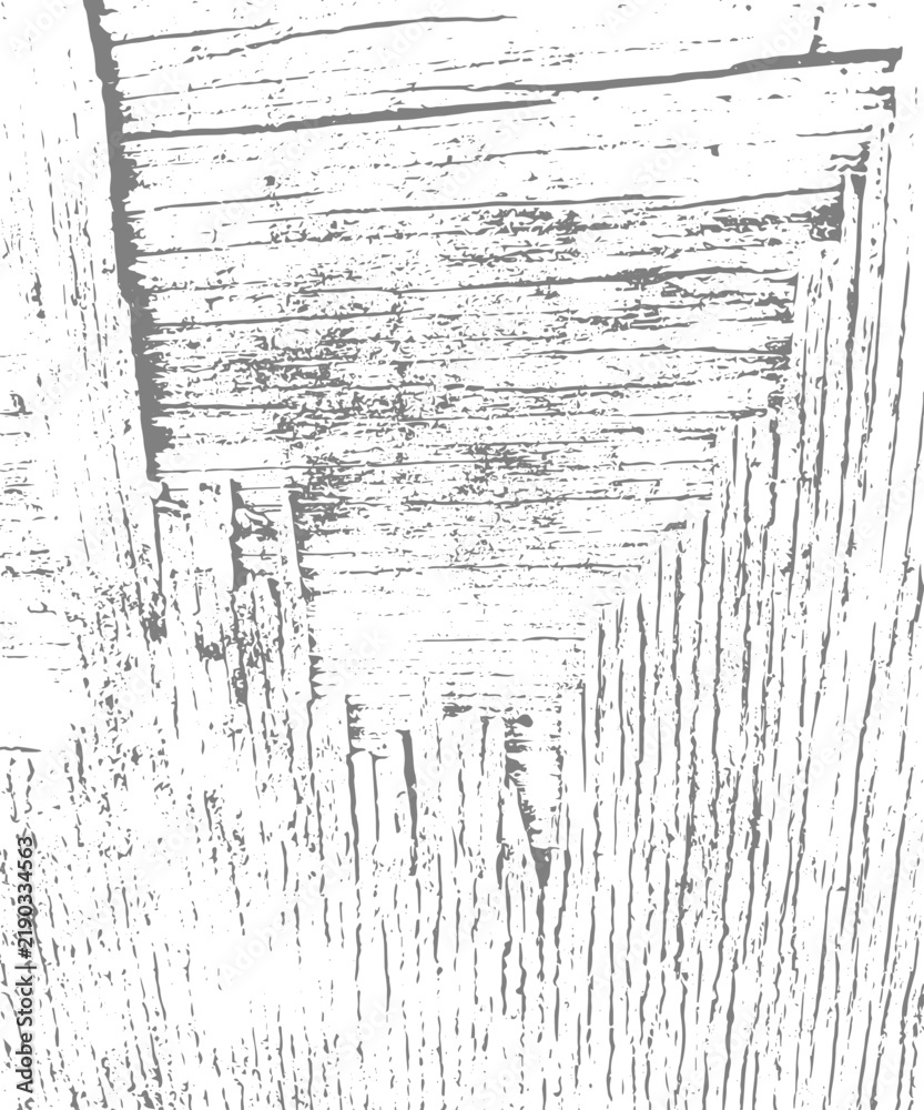 Fototapeta premium Old distressed wood texture background, white and gray grunge wooden vector
