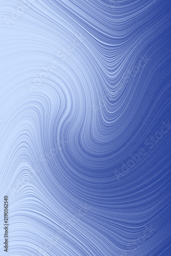 Abstract Blue Swirling Lines Gradient Background