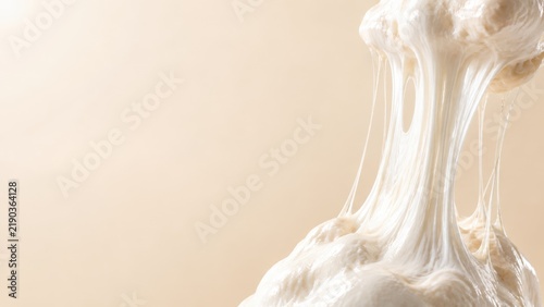 Melted Marshmallow Stretch with Sticky Elastic Strands