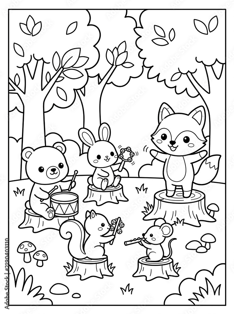 Obraz premium coloring page for kids