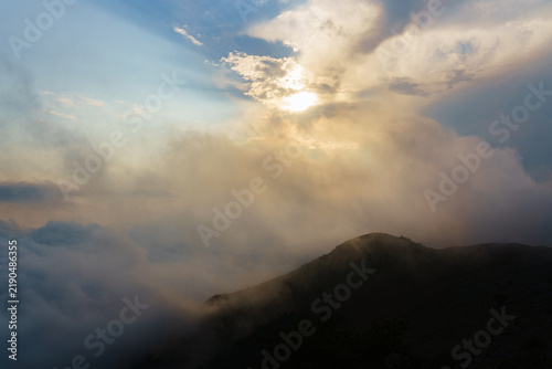 Nubi su monte coccovello