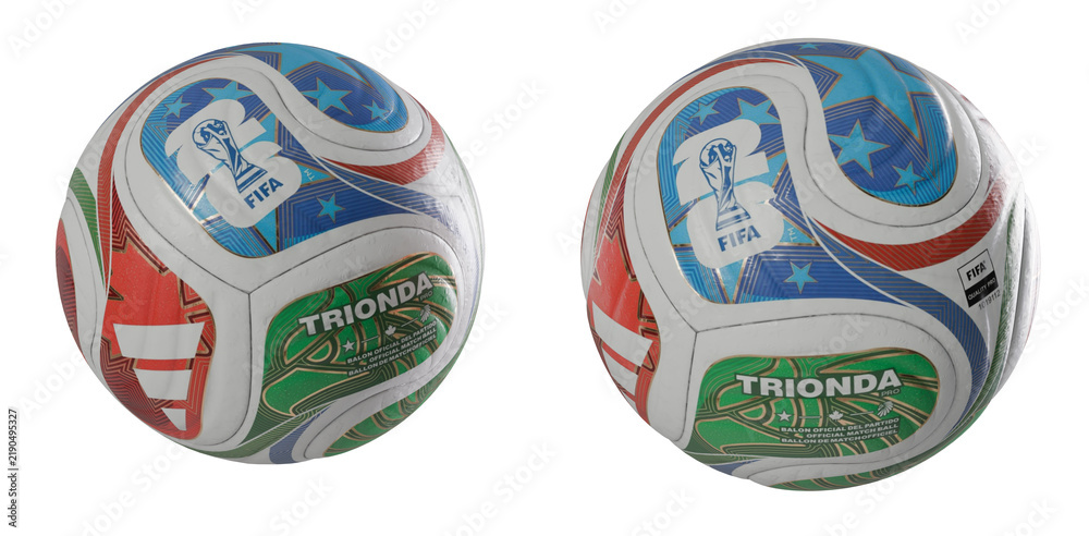 Fototapeta premium FIFA World Cup Ball 2026 isolated on white