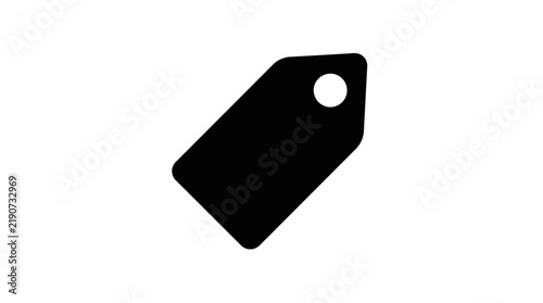 Minimalist Price Tag Vector Icon