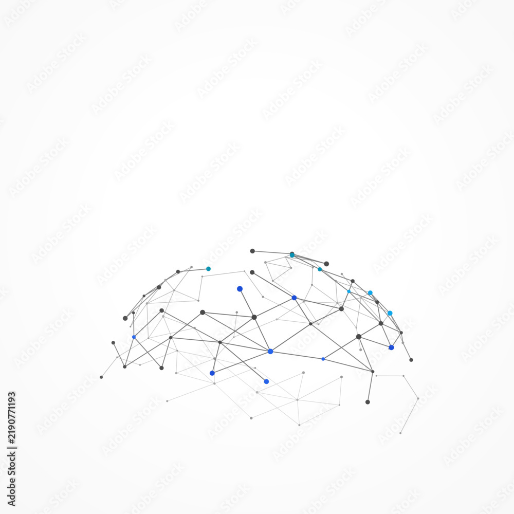 Obraz premium Polygonal Semi Sphere Vector Background