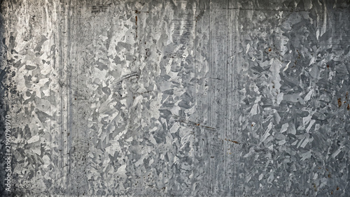 Obraz na płótnie Galvanized steel beam texture background