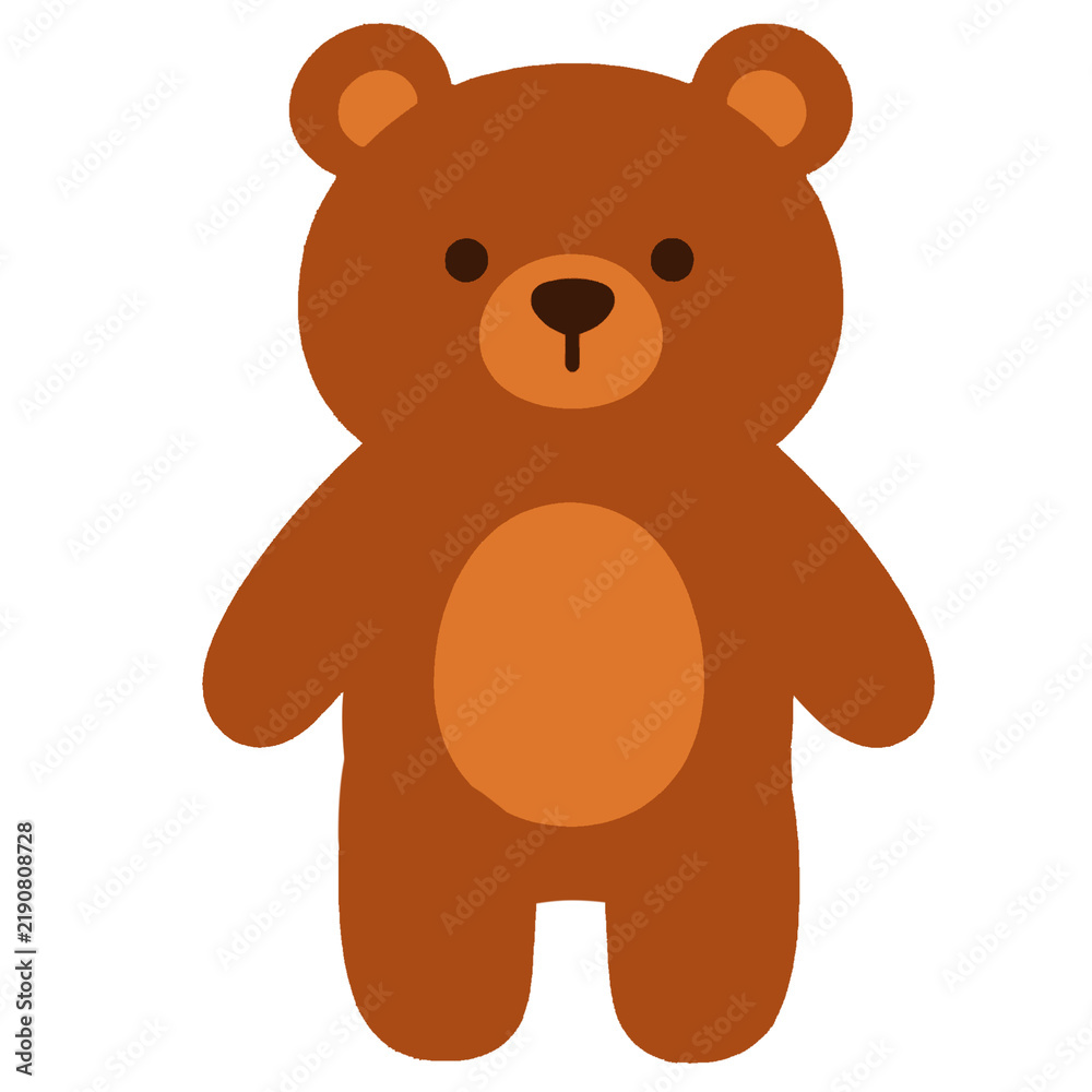 Fototapeta premium teddy bear vector illustration