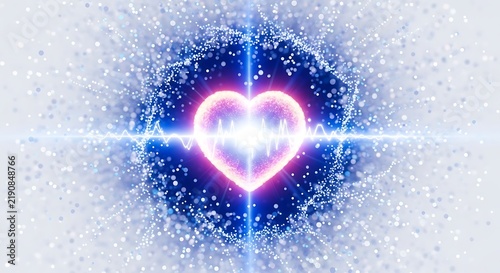 heart in water