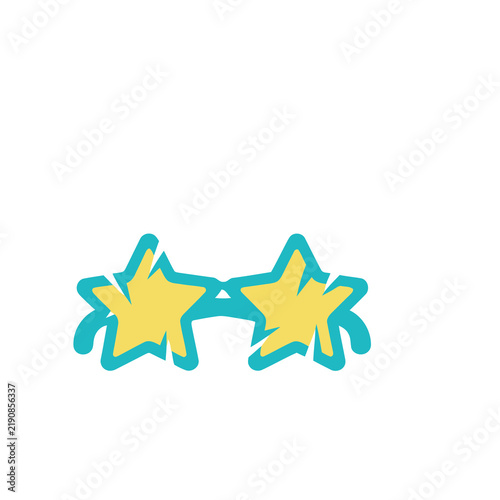 Принти на полотні Star shaped glasses
