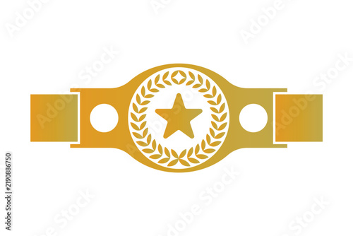 Boxing Championship Belt Icon, Champion belt, sports boxing Champion belt icon,