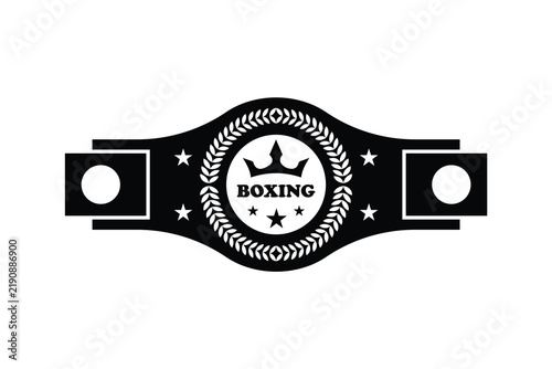 Boxing Championship Belt Icon, Champion belt, sports boxing Champion belt icon,