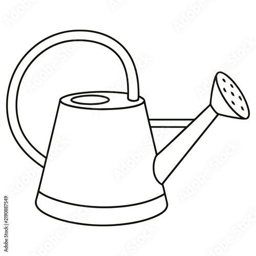 Watering can outline