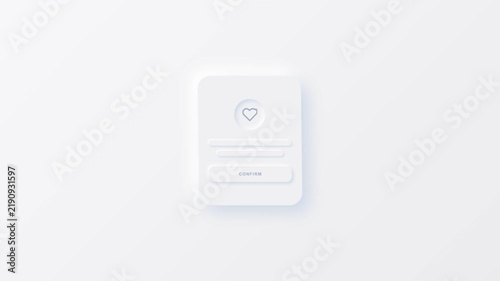Minimal Transparent Rounded Card Motion Graphic