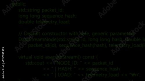 System Hijacked Cybersecurity Alert with Loading Spinner and Programming Code Background