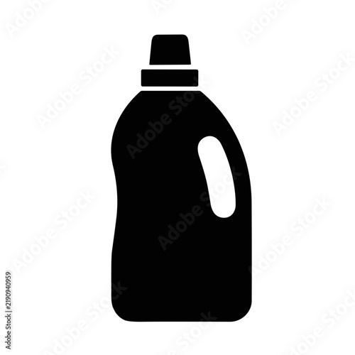 plastic bottle of detergent vectorizer illustration 