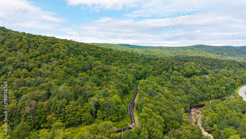 Konstfotografi Summer aerial view featuring the 3