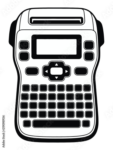 Label Maker With Blank Screen icon
