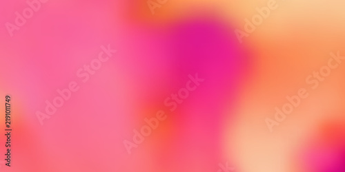 A vibrant and colorful abstract background featuring a smooth gradient of pink orange and yellow hues