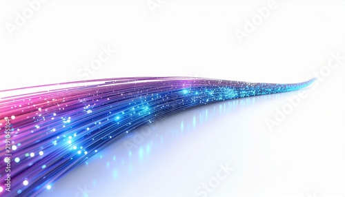 An overview of high-speed fiber-optic data transfer technology, ultra-high-speed broadband, digital network connectivity, e-mobility, and cyber transformation—white background.