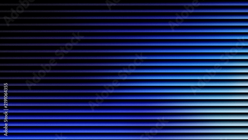 Obraz na płótnie Abstract blue horizontal lines on a deep black background texture pattern
