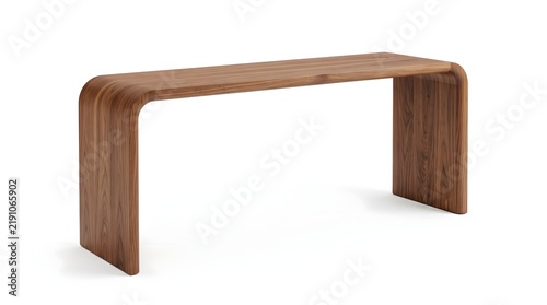 Minimal Wooden Console Desk