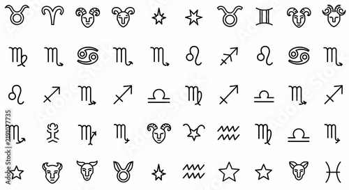 Celestial Glyphs: A Cosmic Constellation of Symbols