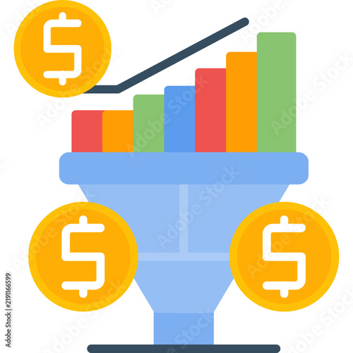 Analytics Icon Vector Element