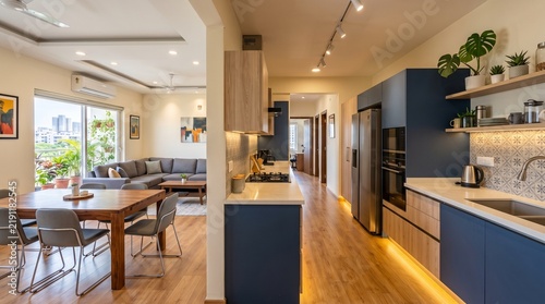 Modern 3BHK Interior Design in Bangalore – Elegant and Spacious Home with Contemporary Décor, Stylish Living Areas, Premium Finishes, and Thoughtfully Planned Functional Spaces