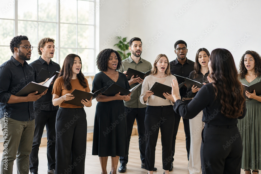 Obraz premium Community choir